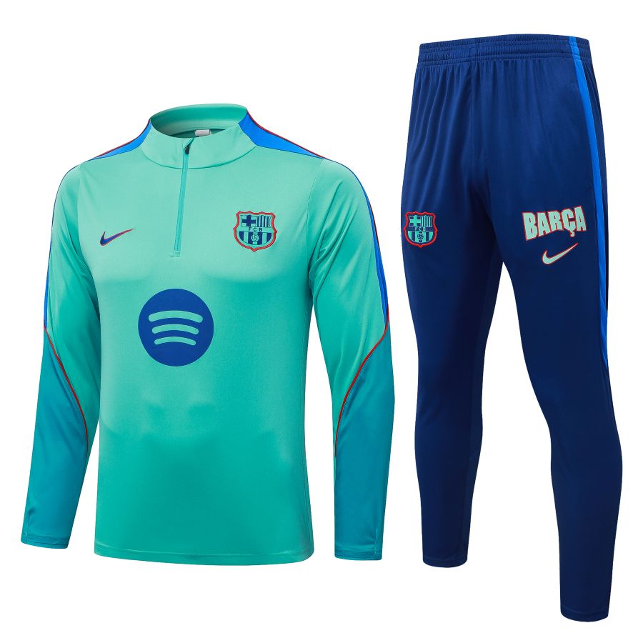 Survetement Barca Training 2026 2027 Vert (1)