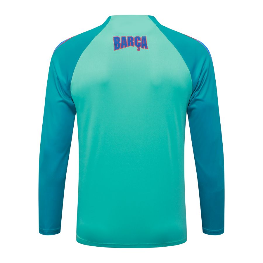 Survetement Barca Training 2026 2027 Vert (3)