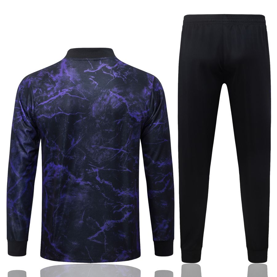 Survetement Barca Veste 2025 2026 Noir Violet (2)