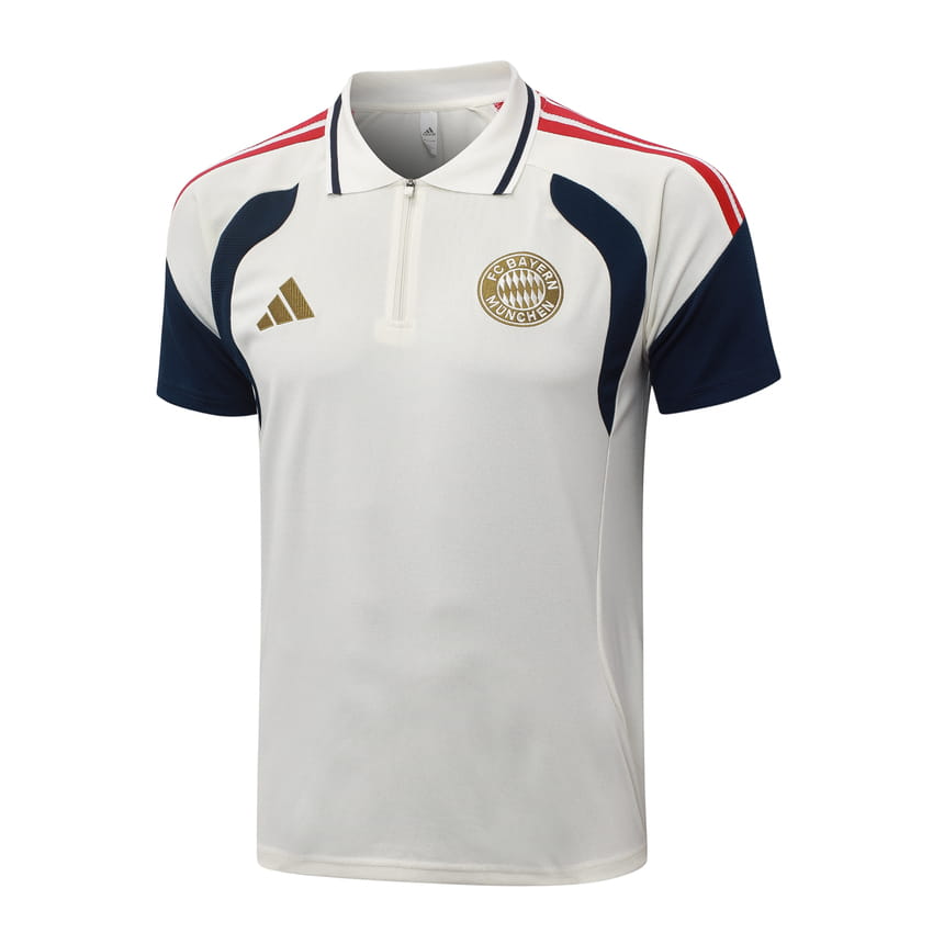 Survetement Bayern Munich Polo 2026 2027 Beige (4)