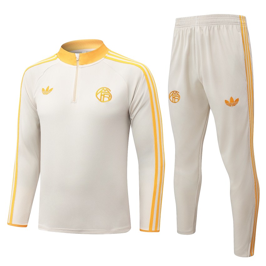 Survetement Bayern Munich Training 2026 2027 Beige Orange (1) Survetement Bayern Munich Training 2026 2027 Beige Orange (1)