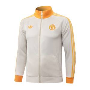 Survetement Bayern Munich Veste 2026 2027 Beige Orange (4)