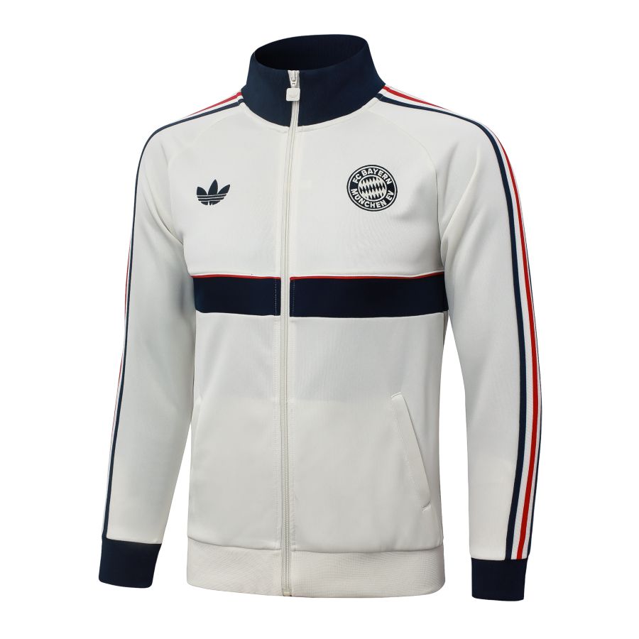 Survetement Bayern Munich Veste 2026 2027 Blanc Bleu (4)