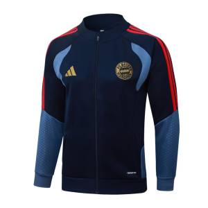 Survetement Bayern Munich Veste 2026 2027 Bleu Sombre (3)