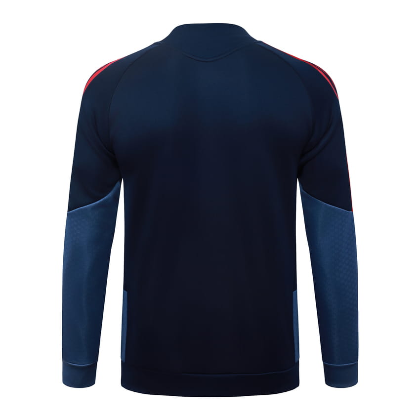 Survetement Bayern Munich Veste 2026 2027 Bleu Sombre (4)