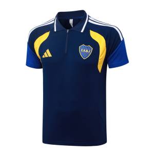 Survetement Boca Junior Polo 2026 2027 Bleu marine (2)