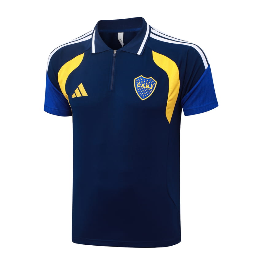 Survetement Boca Junior Polo 2026 2027 Bleu marine (2)