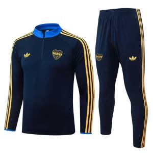 Survetement Boca Junior Training 2026 2027 Bleu Sombre