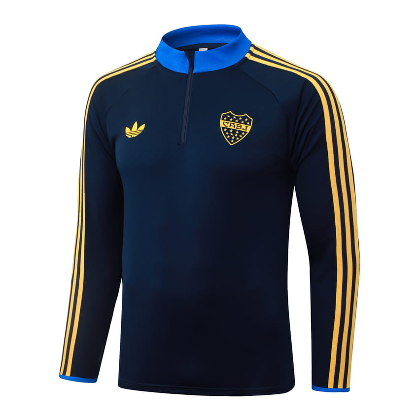Survetement Boca Junior Training 2026 2027 Bleu Sombre (2)