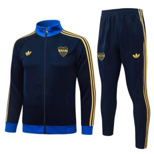 Survetement Boca Junior Veste 2026 2027 Bleu Sombre