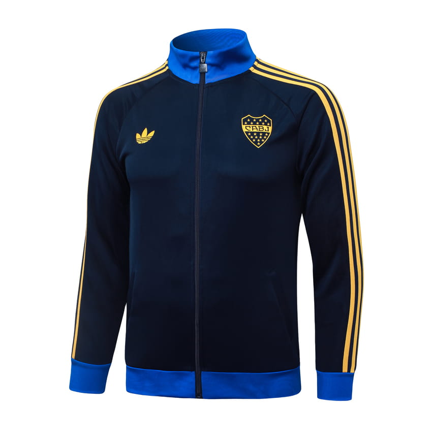 Survetement Boca Junior Veste 2026 2027 Bleu Sombre (3)