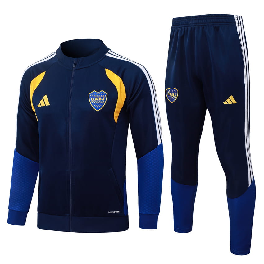 Survetement Boca Junior Veste 2026 2027 Bleu marine (1) Survetement Boca Junior Veste 2026 2027 Bleu marine (1)