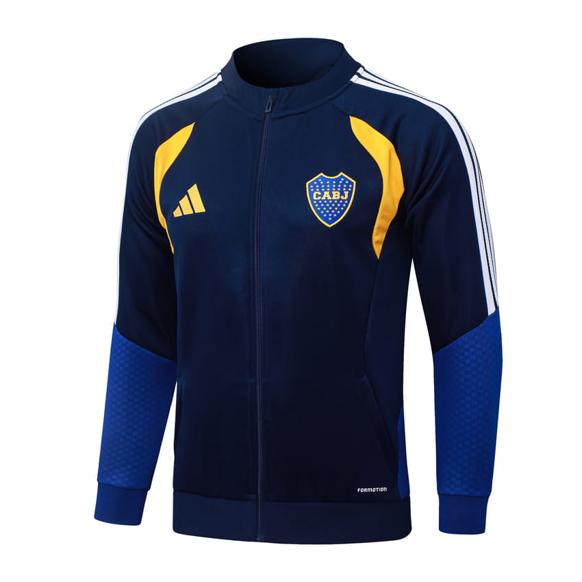 Survetement Boca Junior Veste 2026 2027 Bleu marine (2) Survetement Boca Junior Veste 2026 2027 Bleu marine (2)