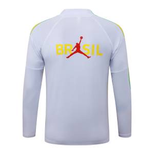 Survetement Bresil Training 2026 2027 Blanc (3)