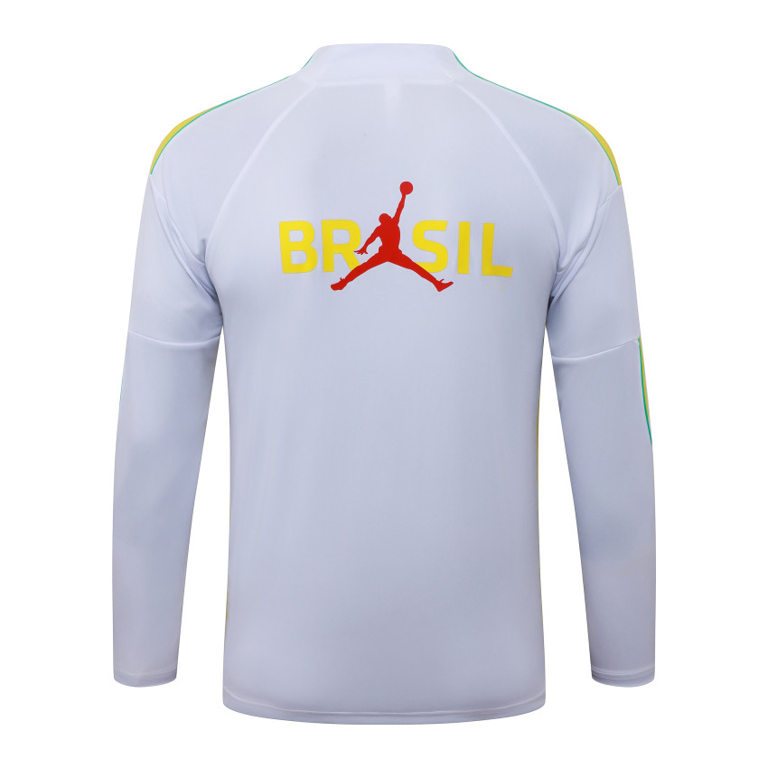 Survetement Bresil Training 2026 2027 Blanc (3)
