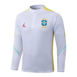 Survetement Bresil Training 2026 2027 Blanc (4)