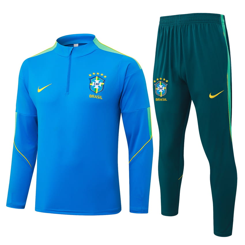 Survetement Bresil Training 2026 2027 Bleu Ciel (1)