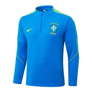 Survetement Bresil Training 2026 2027 Bleu Ciel (2)