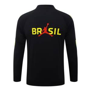 Survetement Bresil Training 2026 2027 Noir Jaune (2)