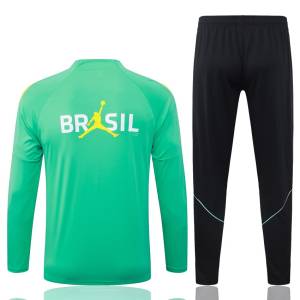 Survetement Bresil Training 2026 2027 Vert Clair (2)