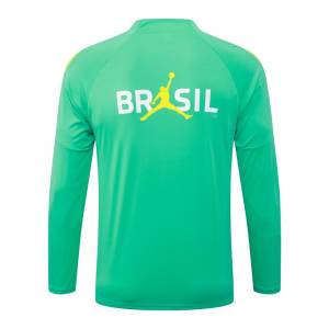 Survetement Bresil Training 2026 2027 Vert Clair (3)
