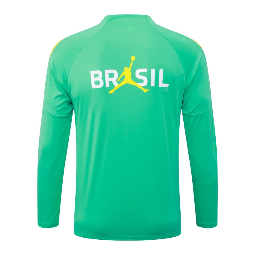 Survetement Bresil Training 2026 2027 Vert Clair (3)