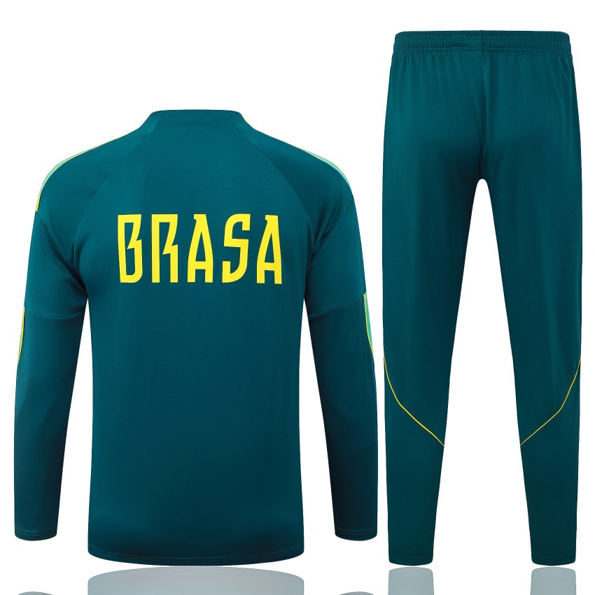 Survetement Bresil Training 2026 2027 Vert Foncé (2)