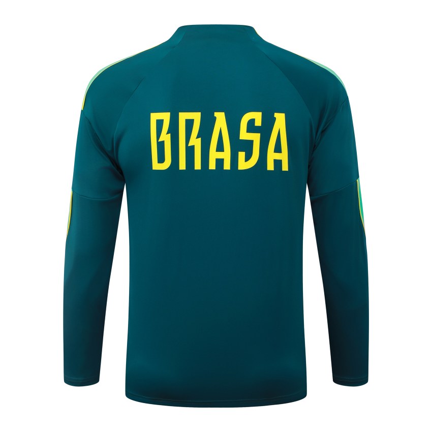 Survetement Bresil Training 2026 2027 Vert Foncé (3)