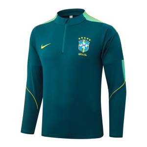 Survetement Bresil Training 2026 2027 Vert Foncé (4)