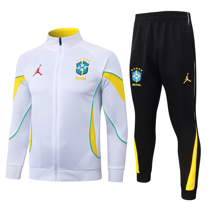 Survetement Bresil Veste 2026 2027 Blanc (1)