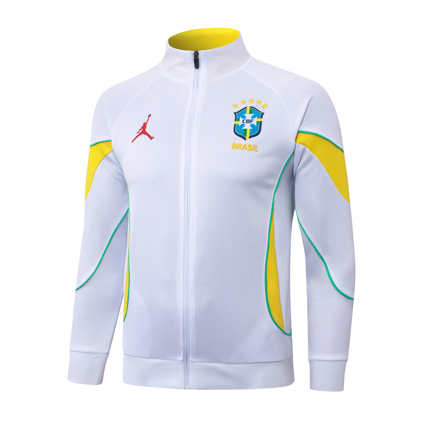 Survetement Bresil Veste 2026 2027 Blanc (4)