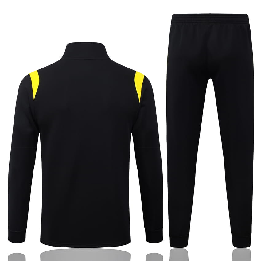 Survetement Bresil Veste 2026 2027 Noir Jaune (4)