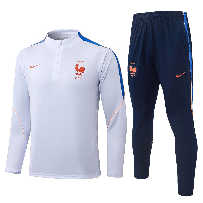 Survetement Equipe de France Training 2026 2027 Blanc (1)
