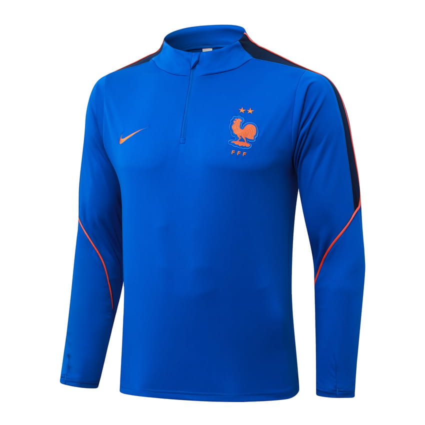 Survetement Equipe de France Training 2026 2027 Bleu Clair (2)