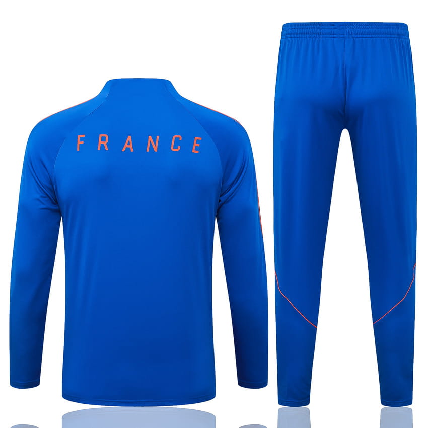 Survetement Equipe de France Training 2026 2027 Bleu Clair (3)