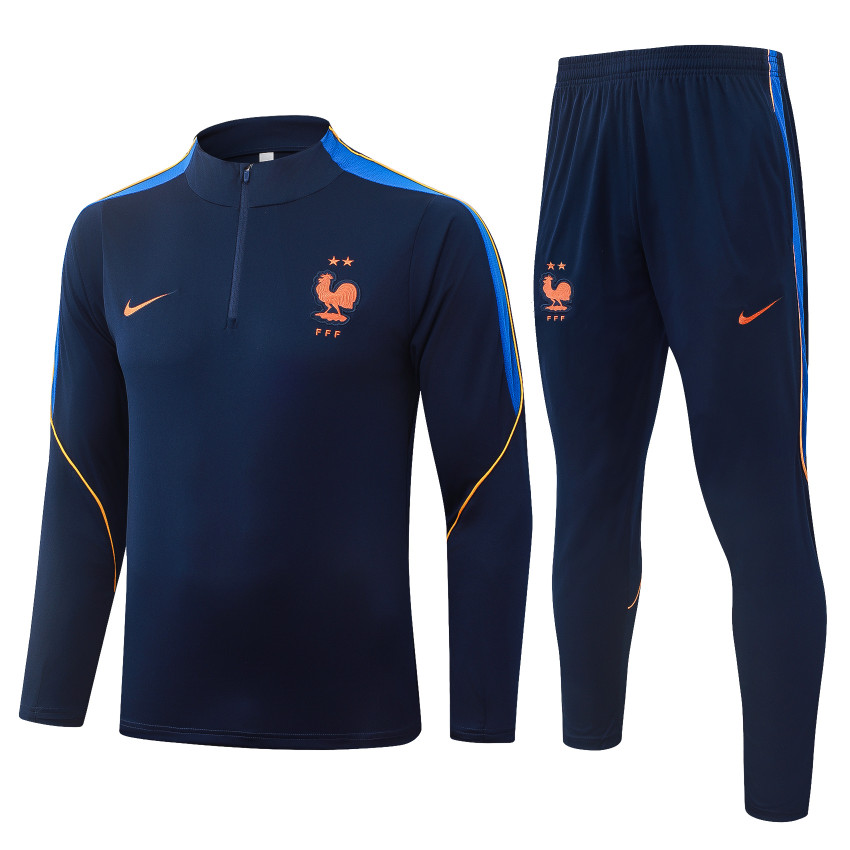 Survetement Equipe de France Training 2026 2027 Bleu Sombre (1)