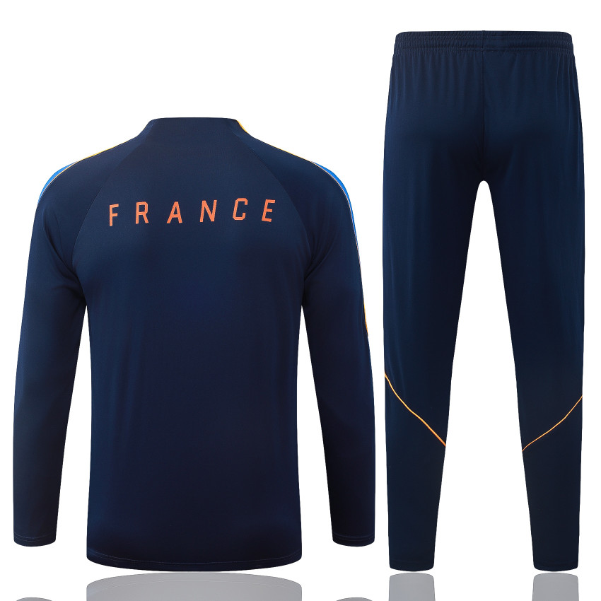 Survetement Equipe de France Training 2026 2027 Bleu Sombre (2)