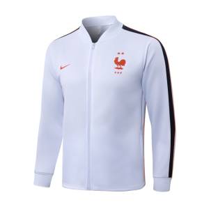 Survetement Equipe de France Veste 2026 2027 Blanc Bleu (4)