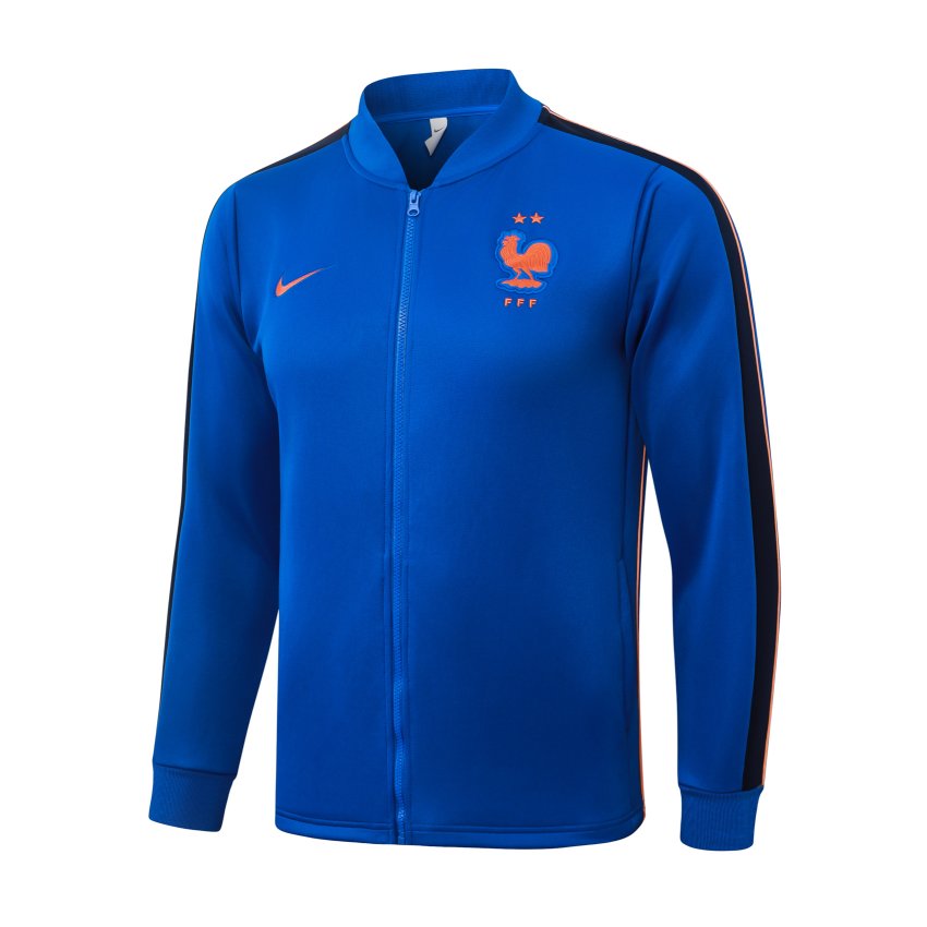 Survetement Equipe de France Veste 2026 2027 Bleu Clair (4)