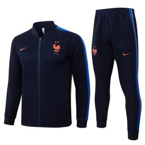 Survetement Equipe de France Veste 2026 2027 Bleu Sombre