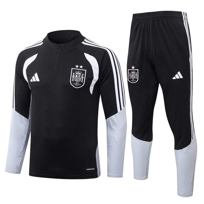 Survetement Espagne Training 2 Etoiles 2026 2027 Noir Nuit (1)