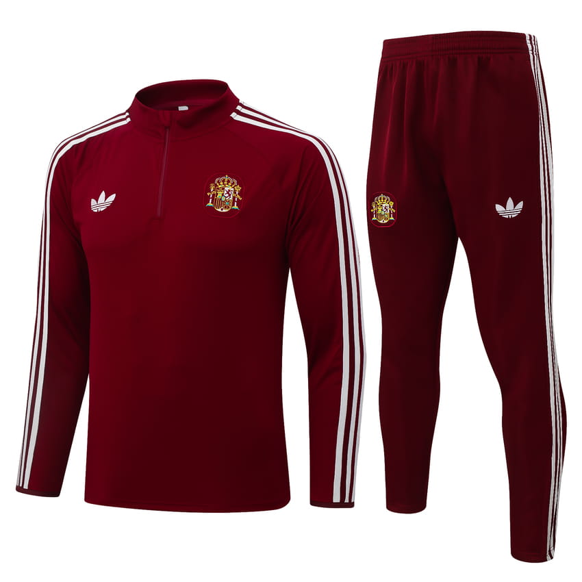 Survetement Espagne Training 2026 2027 Rouge (1)