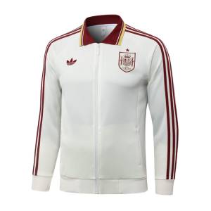 Survetement Espagne Veste 2026 2027 Blanc Rouge (4)