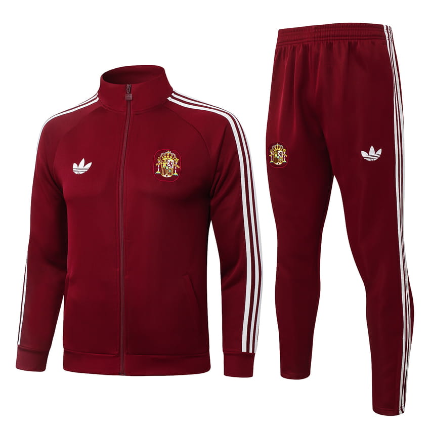 Survetement Espagne Veste 2026 2027 Rouge (1)