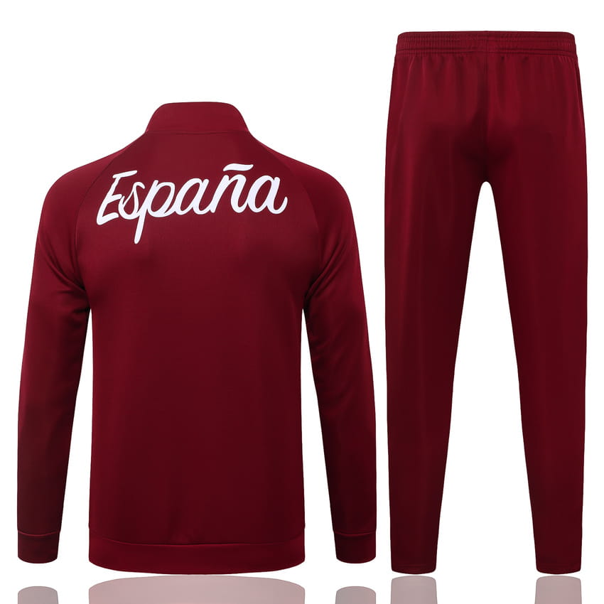 Survetement Espagne Veste 2026 2027 Rouge (3)