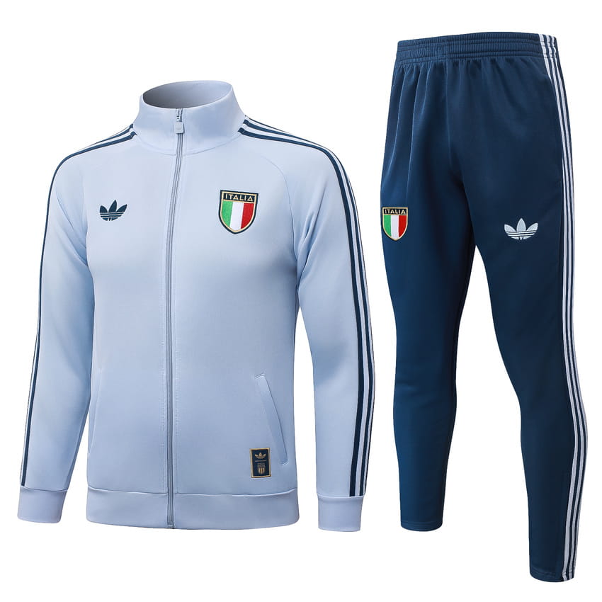 Survetement Italie Veste 2026 2027 Blanc Cassé (1) Survetement Italie Veste 2026 2027 Blanc Cassé (1)