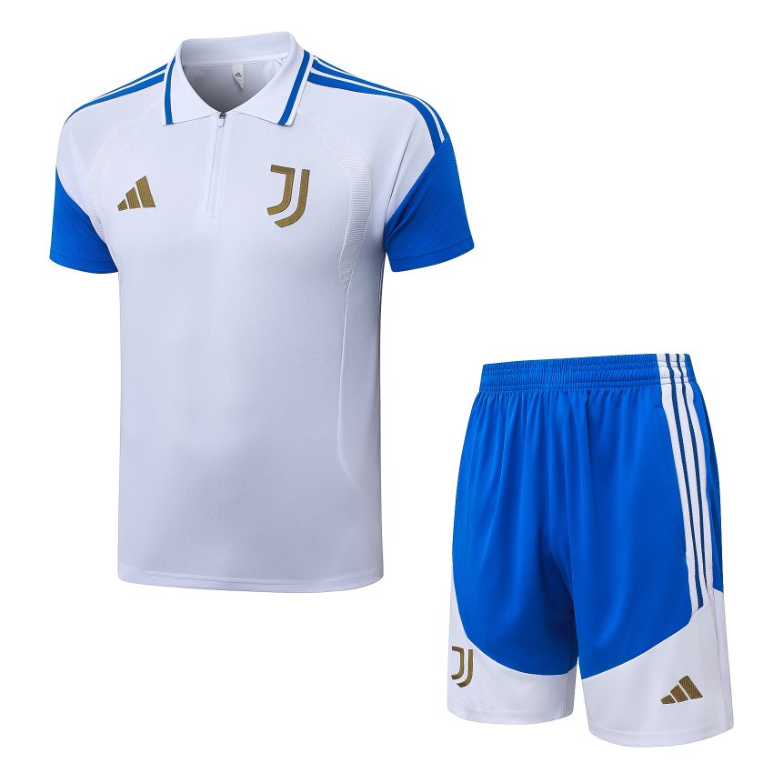 Survetement Juventus Polo 2026 2027 Blanc Bleu (1)