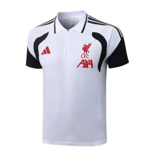 Survetement Liverpool Polo 2026 2027 Blanc Noir (4) Survetement Liverpool Polo 2026 2027 Blanc Noir (4)