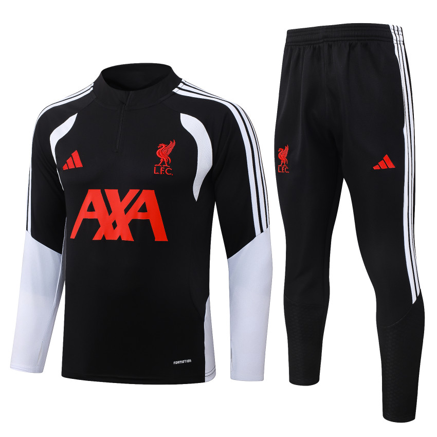 Survetement Liverpool Training 2026 2027 Noir Blanc (1)