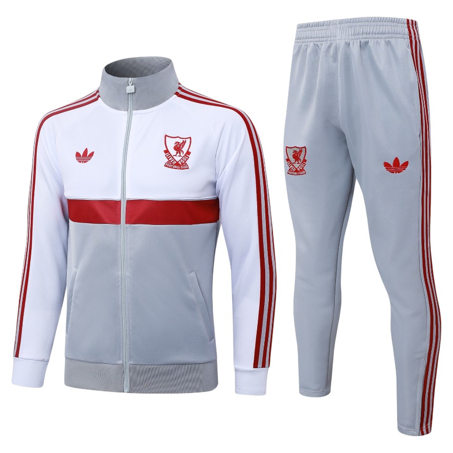 Survetement Liverpool Veste 2026 2027 Blanc Rouge (1) Survetement Liverpool Veste 2026 2027 Blanc Rouge (1)